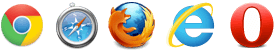 Tested and supported in Chrome, Safari, Internet Explorer, and Firefox