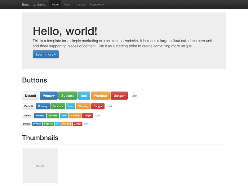Темы Bootstrap
